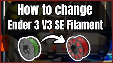 How to Change Filament on Ender 3 V3 SE