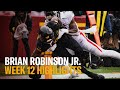 HIGHLIGHTS: All 20 of Brian Robinson&#39;s touches in the Commanders&#39; Week 12 win over the Falcons