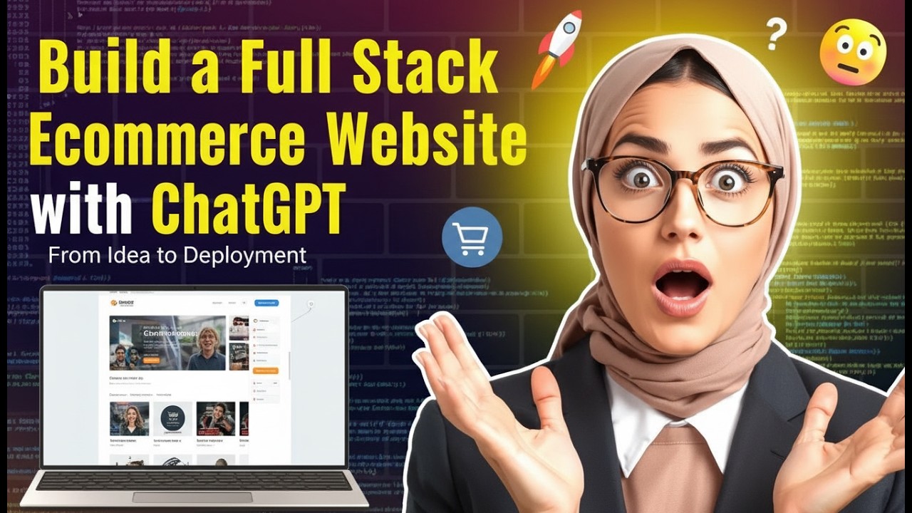 Build a Full Stack Ecommerce Website with ChatGPT & AI With Admin Panel ...