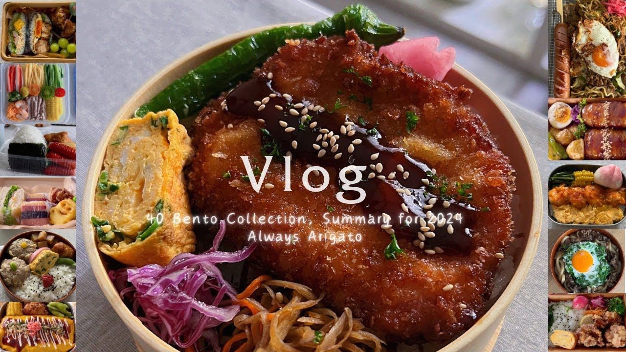 40 BENTO Collection | 2024 | Shorten Ver. | Japanese Cooking Vlog
