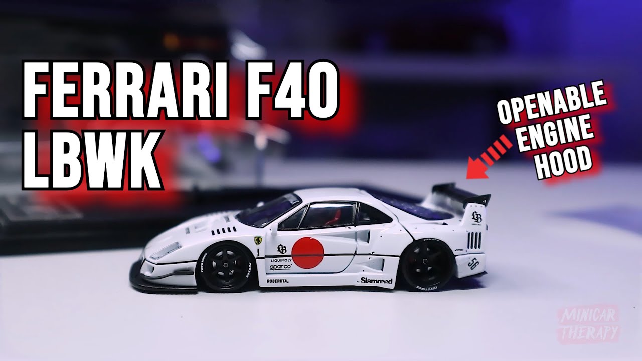 BISA BUKA KAP MESIN, DIECAST STAR MODEL FERRARI F40 LIBERTY WALK LBWK ...
