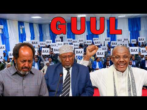 DEG DEG Baarlamaanka KG oo xilkii ka qaaday Aadan Madoobe Iyo Laftagareen oo taageero..