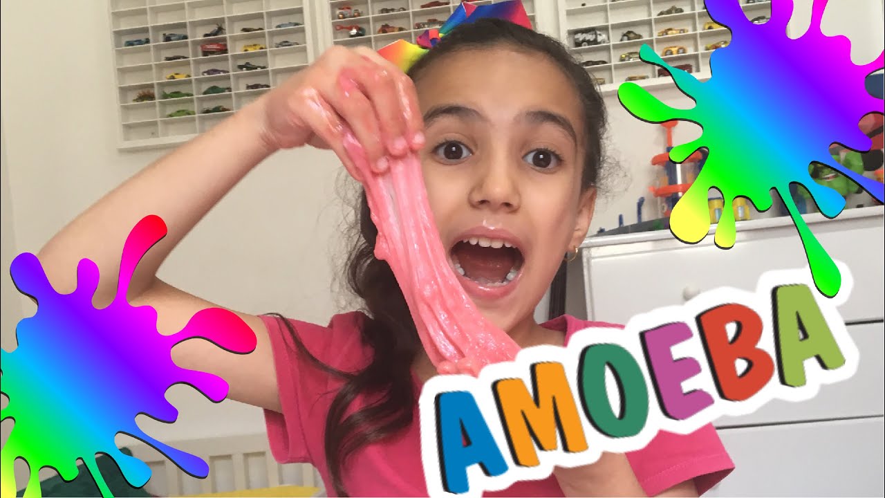 Como fazer AMOEBA caseira - Passo a Passo - Bia Otoni Boo!!