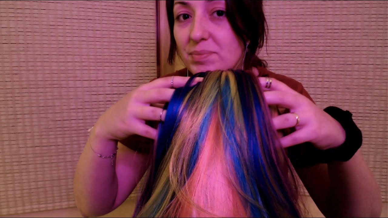 ASMR Türkçe/SAÇLARINLA OYNAYIP, SENİ UYUTUYORUM/Saç Tarama Roleplay, Fırça Sesleri/HAIR BRUSHING