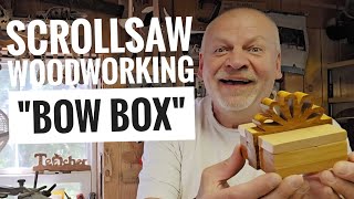 Wooden "Bow" Box. #woodworking #diy #creative      761