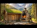 Built a Cozy Log Cabin in the Wild | Solo Bushcraft Survival | Dream Wooden Cabin in the Forest