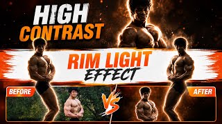How to Edit High-Contrast Body Portraits: Trending Instagram Rim Light Effect