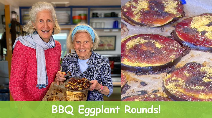 BBQ Eggplant Rounds!