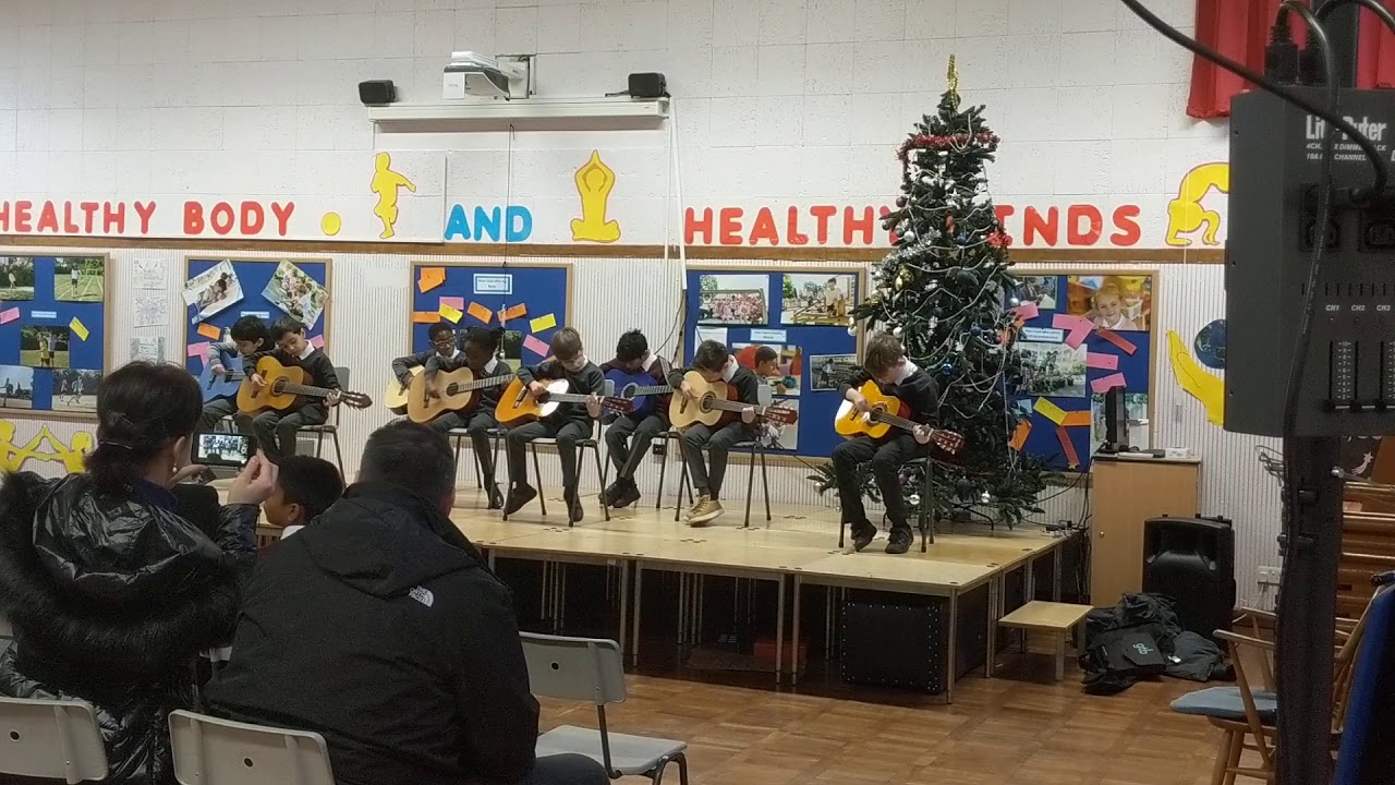 Bushey Heath Primary School Guitar Group Term 1 Performance YouTube