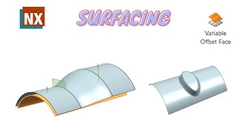 NX Surfacing (Variable Offset) | How to use Variable Offset in NX | Siemens NX |