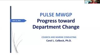 MWGP PULSE Summer Workshop 2020 Keynote Address - Dr. Carol Colbeck