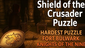 Oblivion Remastered 4K — Hardest Puzzle for the Shield of the Crusader 🛡️🗿