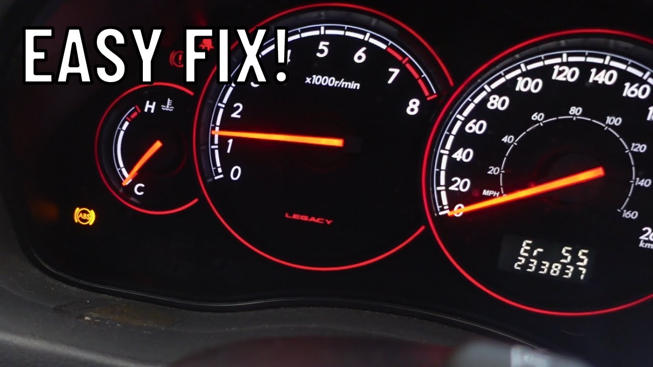 Subaru LGT Fix ABS Light (Er SS)