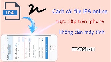 Cách cài file IPA online trực tiếp trên iphone không cần máy tính @hadu75tv