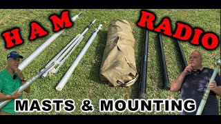 Antenna Masts & Mounting Solutions for Ham Radio by KC9CUK & K9AT