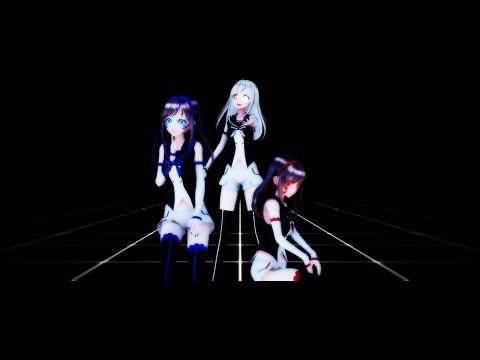 【MMD】URUSAaa愛【禍？キズナアイx３】