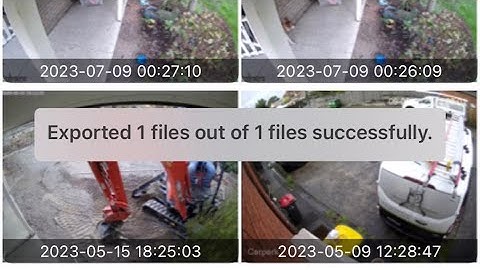 How to retrieve and export camera footage from your Dahua DMSS app