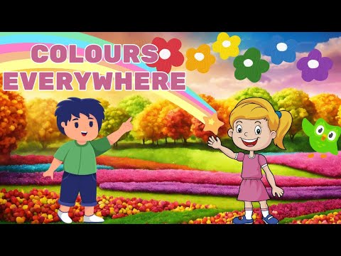 Colours Everywhere song | best cartoons for toddlers to learn English | learning songs | kids songs
