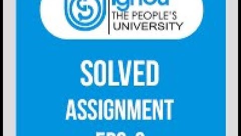 EPS 03 2022 IGNOU Solved Assignment