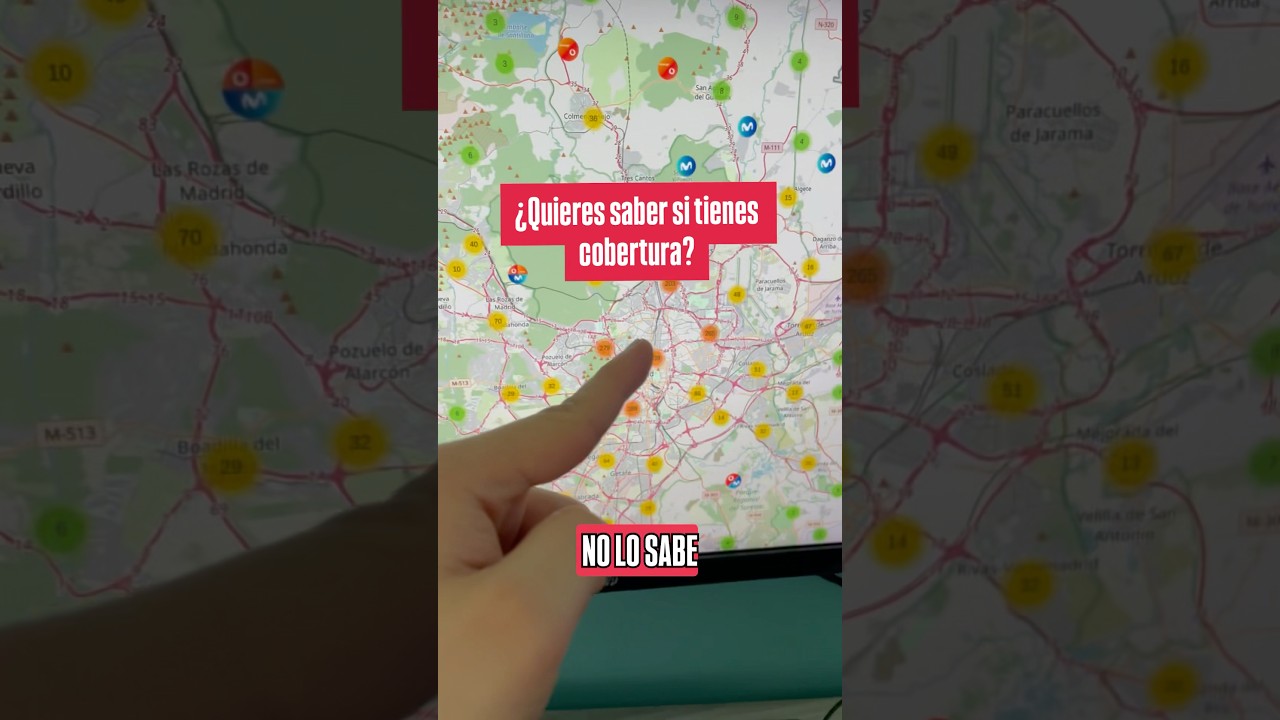 ¿Cómo sé si hay cobertura móvil en mi zona? #redes #moviles