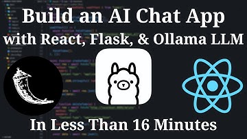 Built an AI Chat App with the Ollama LLM, React, & Flask in 16 Minutes