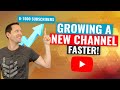 From 0 to 1,000 Subscribers FASTER: 9 Tips to Grow a New YouTube Channel