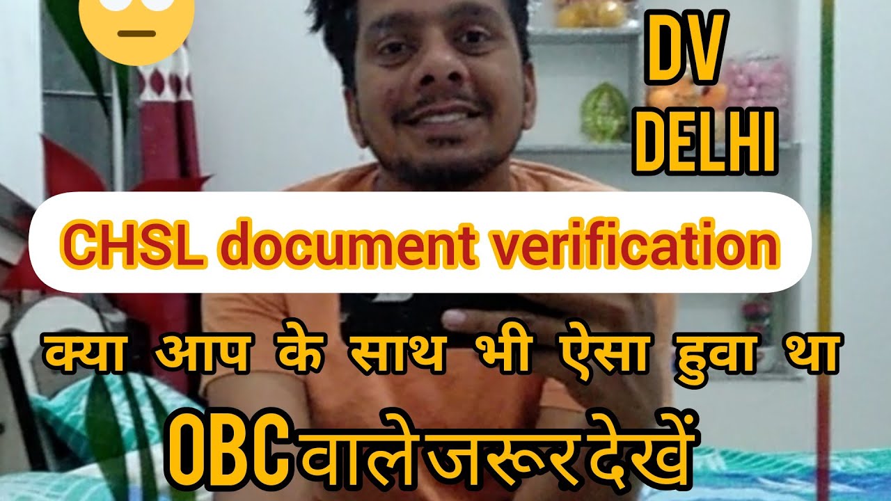 ssc chsl dv experience with obc certificate / My SSC CHSL document verification process in Delhi 😲