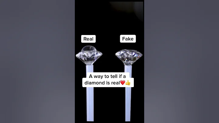 A way to tell if a diamond is real❤️❤️❤️