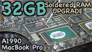 Обновление встроенной оперативной памяти с 16 ГБ до 32 ГБ - 15&quot; MacBook Pro 2018 (A1990)