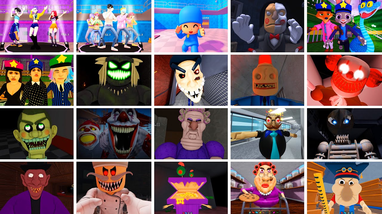 KPOP DEMON HUNTERS,SAJA BOYS PRISON,POCOYO PRISON ,BILLY'S FINAL PUZZLE!,ZOOTOPIA,ROBLOX JUMPSCARE'S