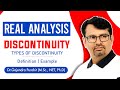 Real Analysis | Discontinuity - Types Of Discontinuity | Definition & Examples Of Discontinuity