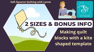 Maker's Monday: make 2 quilts with kite/wacky web template. Learn how to make your own template/PPE screenshot 5