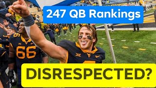 GG is ranked WHERE? A look at 247 QB rankings for 2023.