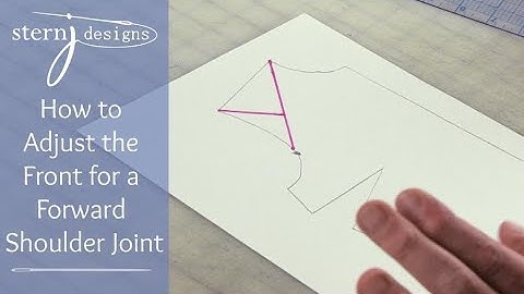 How to Adjust the Front for a Forward Shoulder Joint