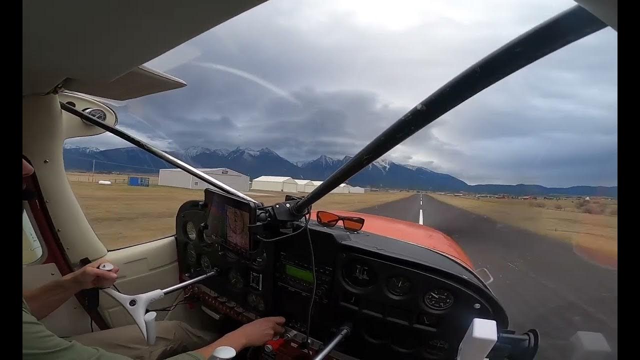 Cessna 172 30mph Direct Crosswind YouTube