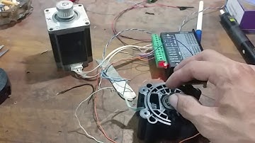 Duy motor, dung dia encoder phát xung điều khiển motor step hoac servo