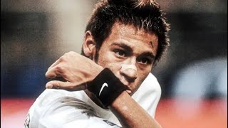 Neymar Skills At Santos🤍🤍🤩
