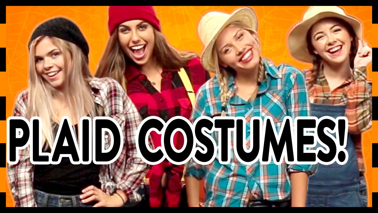 4 Last Minute Halloween Costumes With Plaid! - YouTube