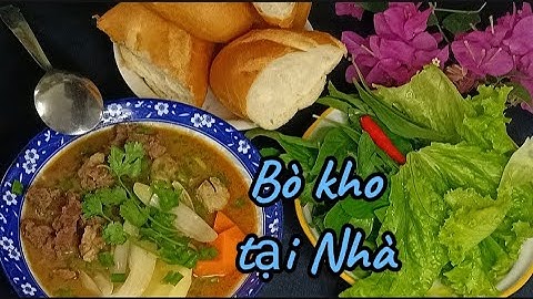 Cách Kho Bò Kho đơn giản tại nhà.