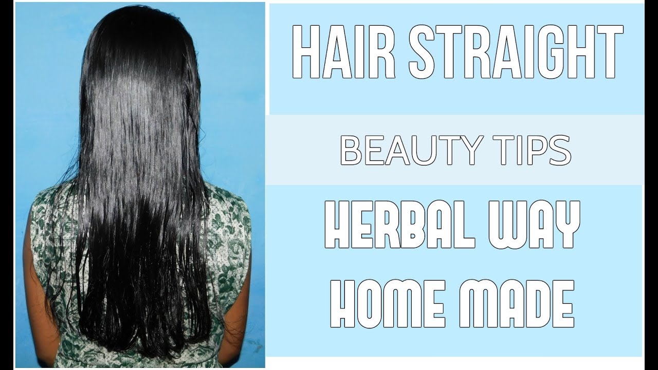 Hair Straightening Method Using Natural Home Ingredients Herbal
