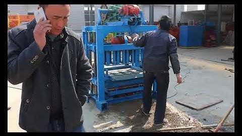 QTJ4-40 semi-automatic block making machine