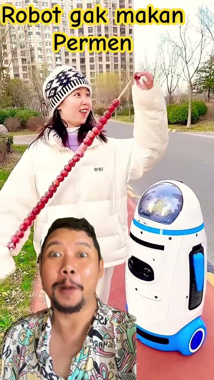 ROBOT GAK MAKAN PERMEN!!?? #funny #comedy #gadgets #amazingfacts #shortsfeed