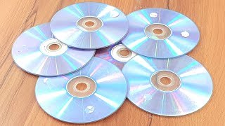 Waste cd disc reuse idea | Recycling cd disc craft | Best out of waste