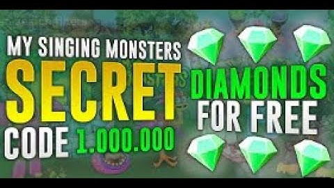 My Singing Monsters : SECRET CODE 1 000 000 DIAMONDS ! [ Steam/ PC ] (No Download)