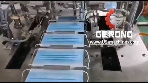 Welding working video for automatic face mask making machine producing mask machine equipment