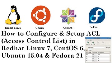 How to Configure & Setup ACL in Redhat Linux 7, Ubuntu 15.10, Fedora 23 & CentOS 7