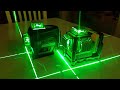 Bosch vs DeWalt green laser - Brightness