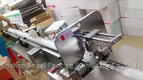 Single row paper cup automatic counting and packing machine