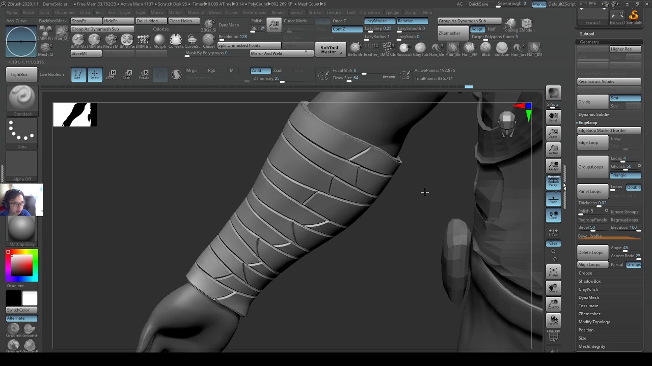 how to make sleeves in zbrush