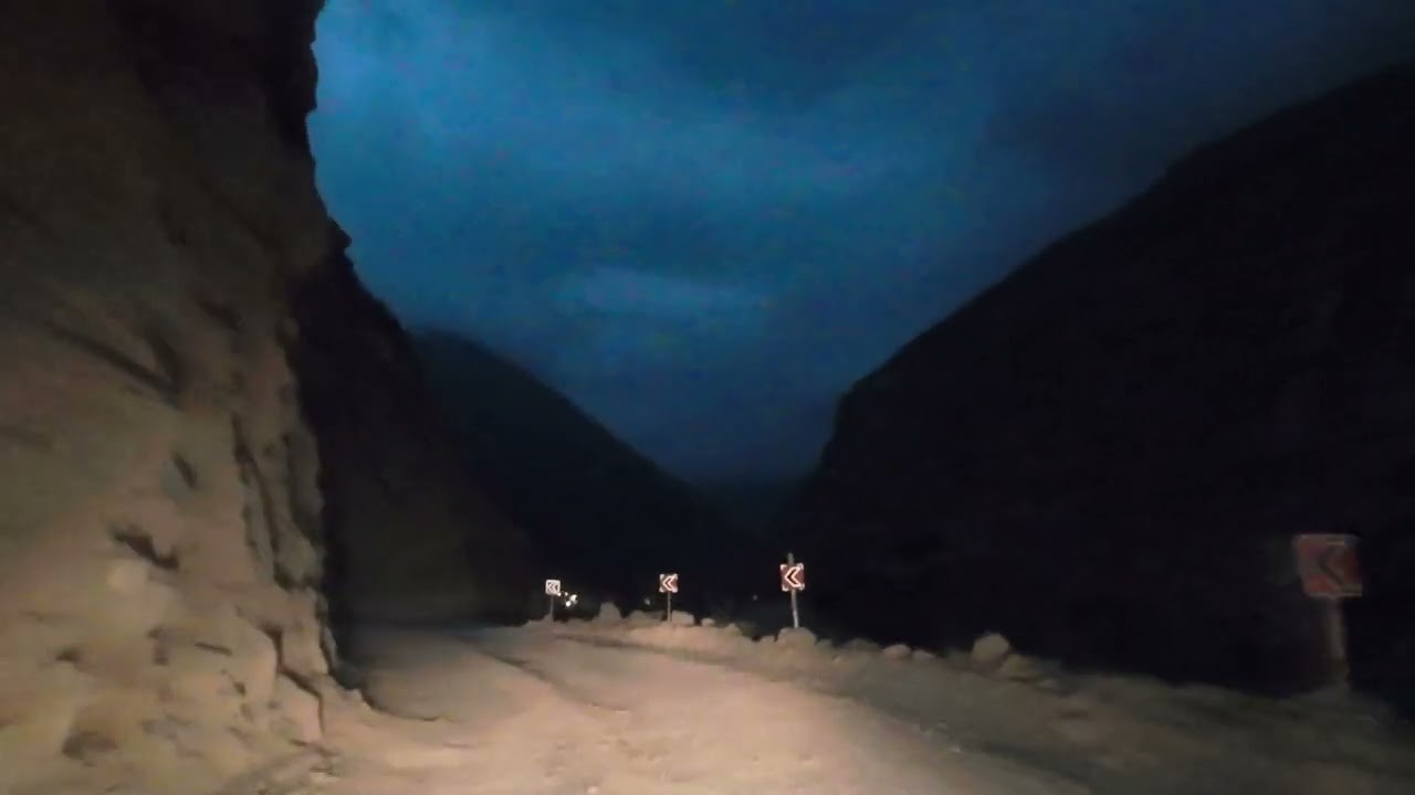 La peligrosa bajada de churín al atardecer 😮 | 22 minutos bajando por trocha y pista